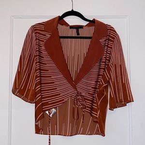 Tied Blouse- Cropped